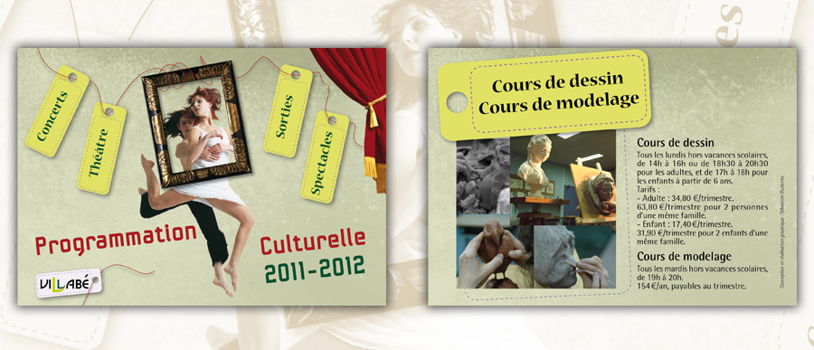 Couverture et 4ème de couverture programme culturel