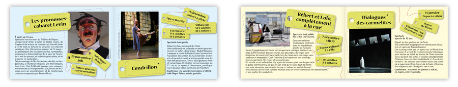 Doubles-pages programme culturel