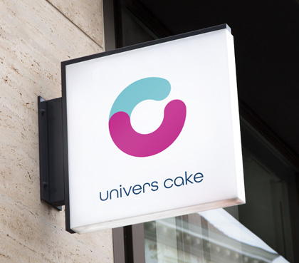 Enseigne Univers Cake