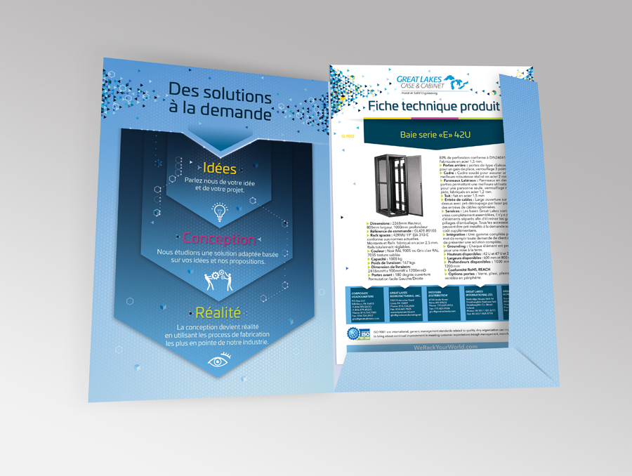 Chemise à rabats et fiches Great Lakes