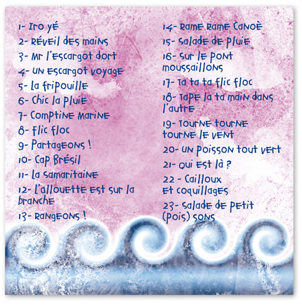 CD Baleine bleue verso