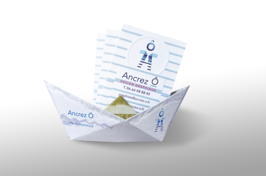Porte Cartes de visite Ancrez Ô